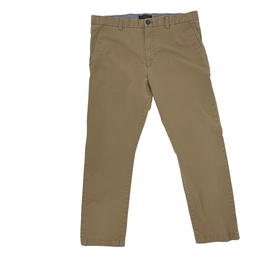 Banana Republic Fulton Skinny Chino Mens 36x28 Acorn Brown Excellent Stretch